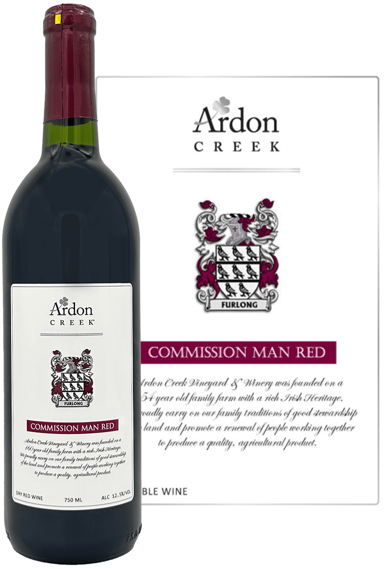 Commission Man Red wine by Ardon Creek