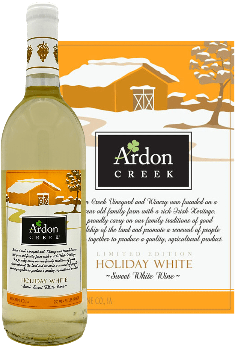 HOLIDAY WHITE wine by Ardon Creek