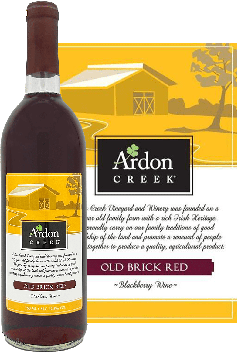 Old Brick Red wine by Ardon Creek