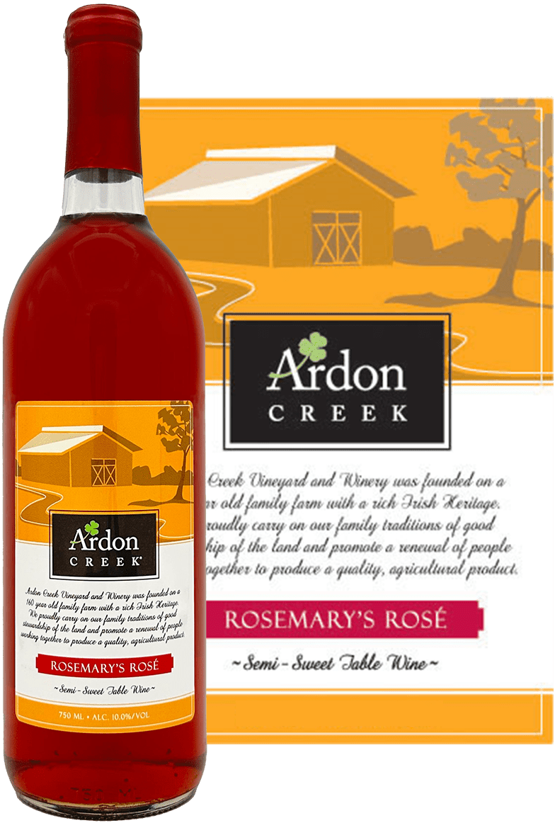 ROSEMARY’S ROSÉ wine by Ardon Creek